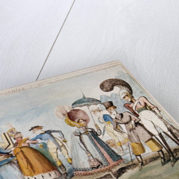 Monstrosities of 1818 by George Cruikshank