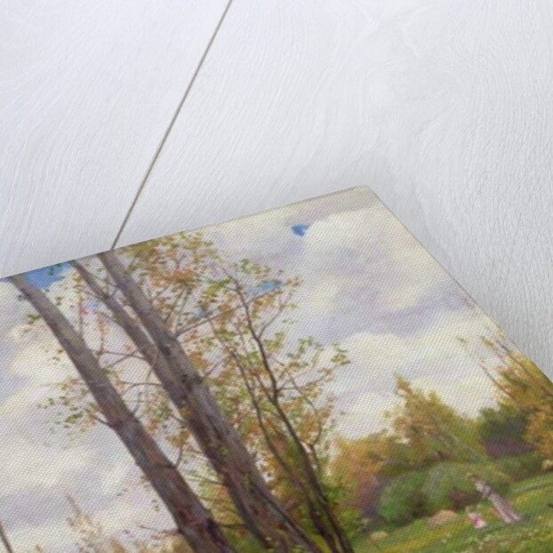 Tree beside water by Ernest Le Villain