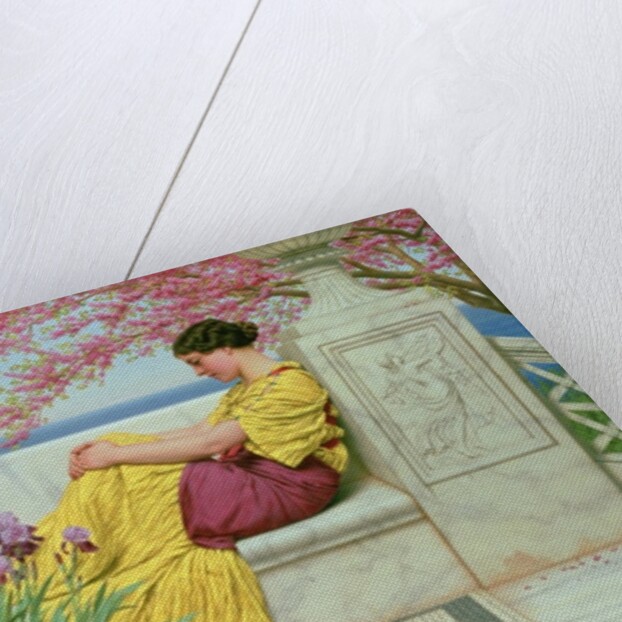 Under the Blossom that Hangs on the Bough, 1917 by John William Godward