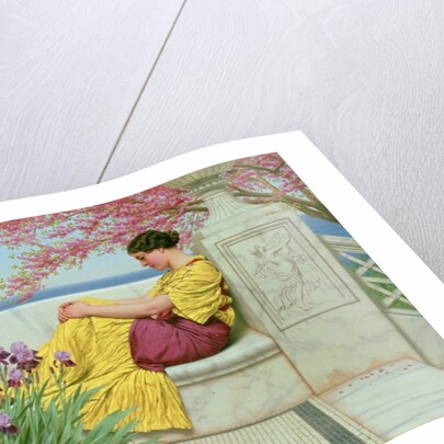 Under the Blossom that Hangs on the Bough, 1917 by John William Godward