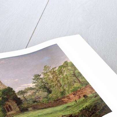 Stoke Poges Church by Jasper Francis Cropsey