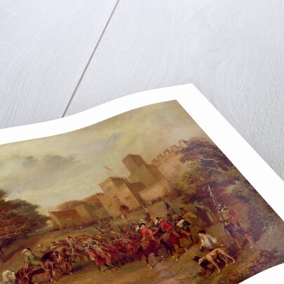 Visit of King James I to Hoghton Tower in 1617 by George Cattermole