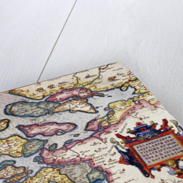 Map of Zeeland, c.1560 by Abraham Ortelius