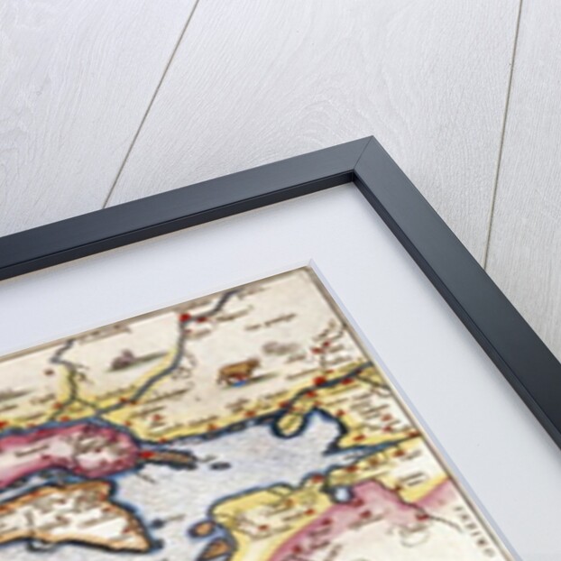 Map of Zeeland, c.1560 by Abraham Ortelius