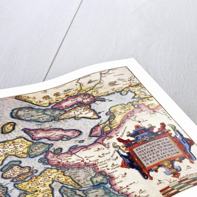 Map of Zeeland, c.1560 by Abraham Ortelius