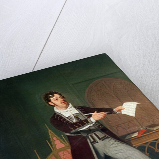 Charles Farley as Francisco in 'A Tale of Mystery' by Thomas Holcroft, at the Covent Garden Theatre, 1802 by Samuel de Wilde