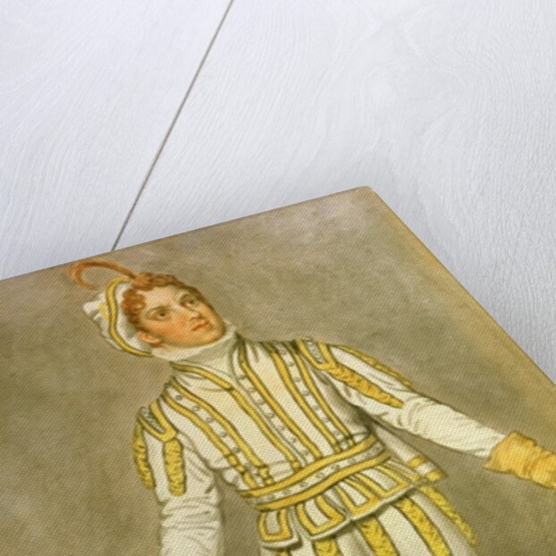 John Pritt Harley as Pedrillo in 'The Castle of Andalusia' by John O'Keeffe at the Lyceum Theatre, 1815 by Samuel de Wilde