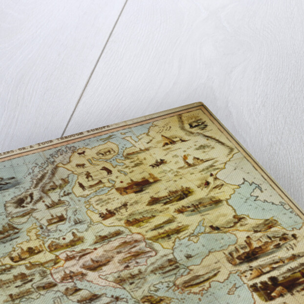 The Travellers, or A Tour Through Europe, engraved by W. Clerk, published by William Spooner, London by English School