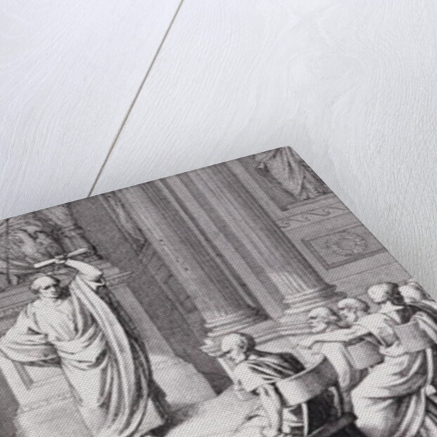 Cicero Denouncing Catiline, 1849 by C.C Perkins