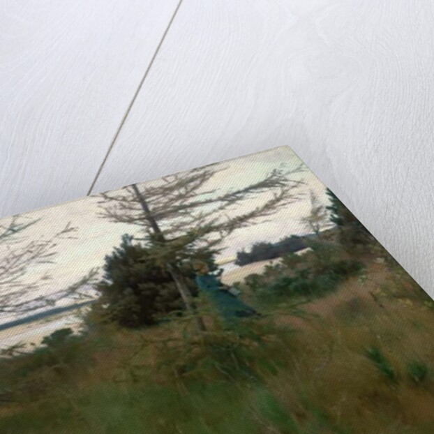 Gathering Firewood by the shore of a lake, 1885 by Alexander Mann