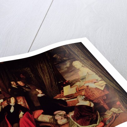 Liszt at the Piano, 1840 by Josef Danhauser