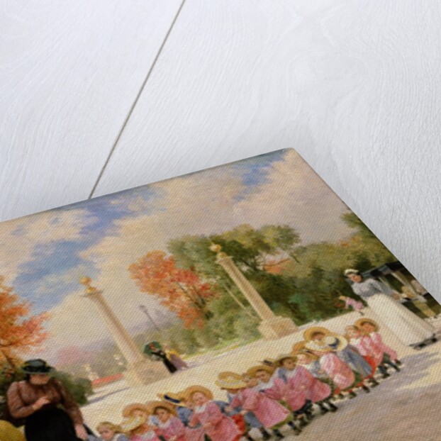 Promenade des Enfants by Timoleon Marie Lobrichon