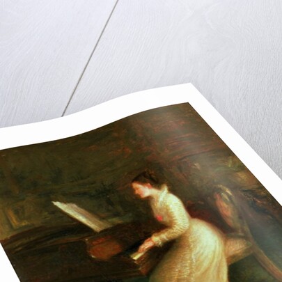 Lady at the Piano by Joseph Farquharson