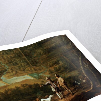 Landscape with sportsmen by David the Younger Teniers