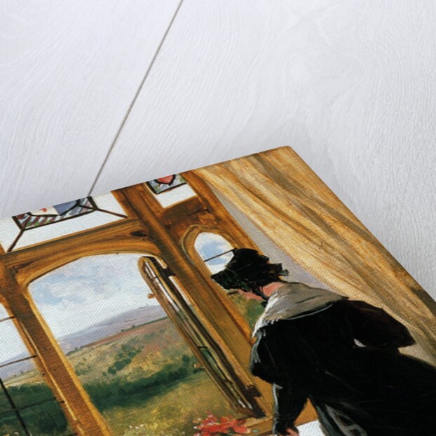 Duchess of Abercorn looking out of a window, c.1850 by Edwin Landseer
