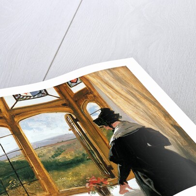 Duchess of Abercorn looking out of a window, c.1850 by Edwin Landseer