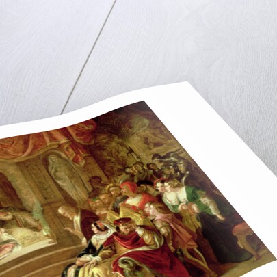 Hamlet by Daniel (1806-70) Maclise