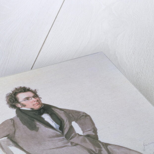 Franz Schubert, 1825 by Wilhelm August Rieder