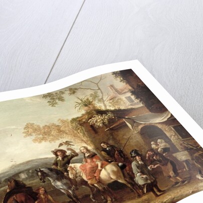 The Falconers by Pieter Wouwermans or Wouwerman