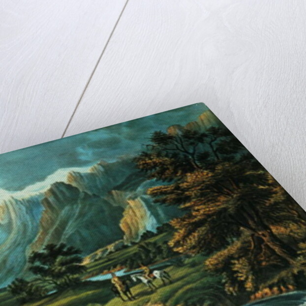 The Rocky Mountains: Emigrants Crossing the Plains, 1866 by N. and Ives J.M. Currier