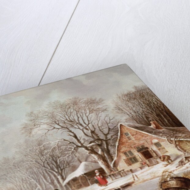 Winter Scene by Andries Vermeulen