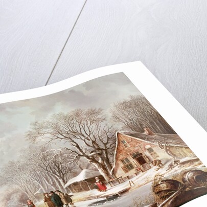 Winter Scene by Andries Vermeulen