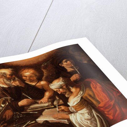 The Four Evangelists and their symbols by Pieter Lastman