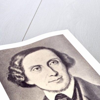 Portrait of Hans Christian Andersen by Danish School