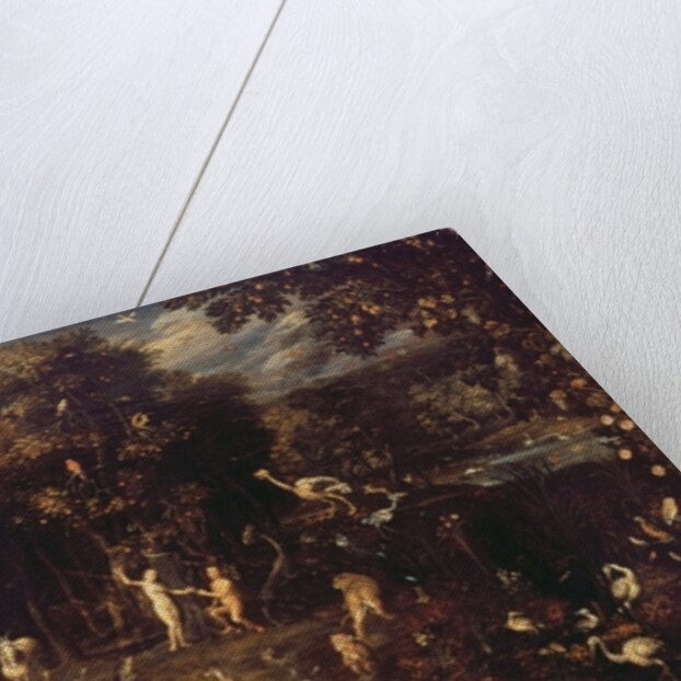 The Garden of Eden with Adam and Eve by Isaak van Oosten