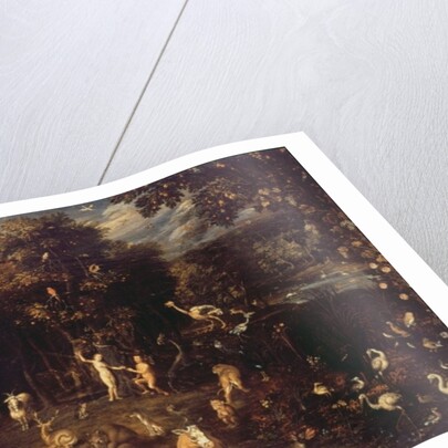 The Garden of Eden with Adam and Eve by Isaak van Oosten