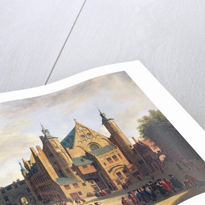 A Town Square in Haarlem by Gerrit Adriaensz Berckheyde