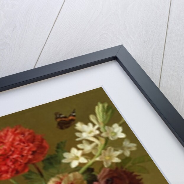 Flower Still Life on a marble ledge, 1800-01 by Jan Frans van Dael