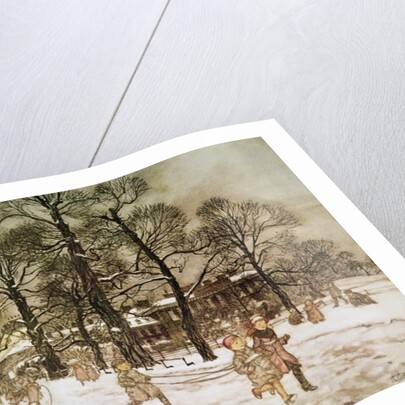 Winter in Kensington Gardens by Arthur Rackham