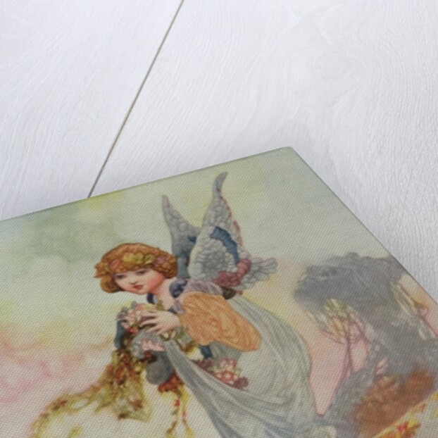 Autumn from the Seasons commissioned for the 1920 Pears Annual by Charles Robinson