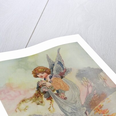 Autumn from the Seasons commissioned for the 1920 Pears Annual by Charles Robinson