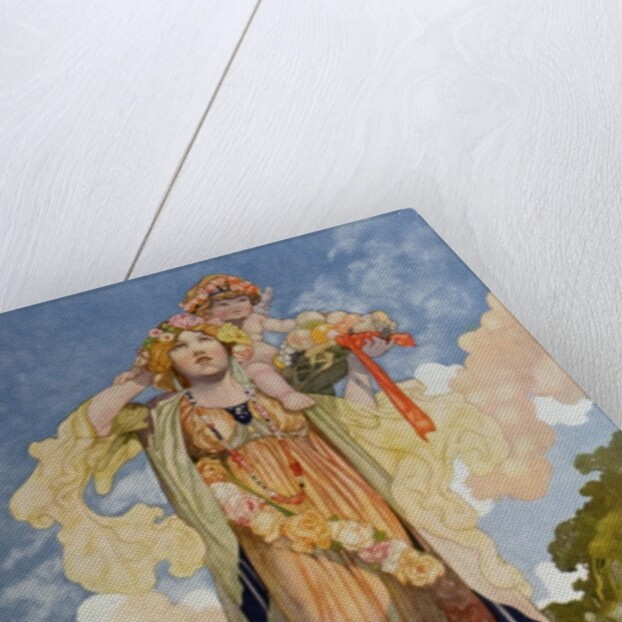 Summer from The Seasons commissioned for the 1920 Pears Annual by Charles Robinson