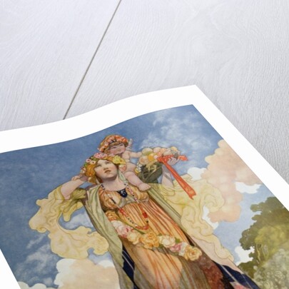 Summer from The Seasons commissioned for the 1920 Pears Annual by Charles Robinson