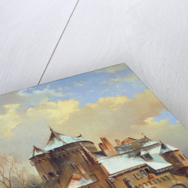 Dutch Winter Scene by Cornelis Kruseman