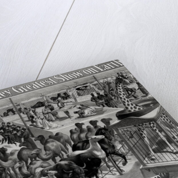 Poster advertising, 'The Barnum and Bailey Greatest Show on Earth, the World's Grandest, Largest, Best Amusement Institution', c.1895 by American School