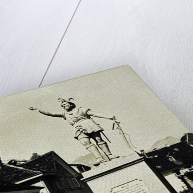 Statue of William Tell, c.1860-90 by Richard Kissling