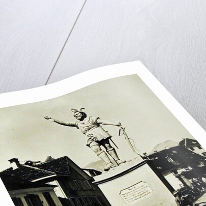 Statue of William Tell, c.1860-90 by Richard Kissling