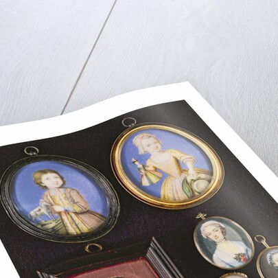 Portrait Miniatures by Bernard III Lens