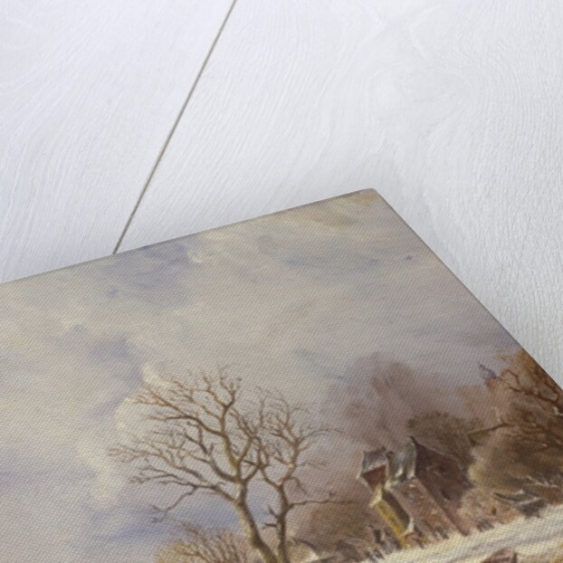 Winter Canal Scene, 19th century by Jan Lynn