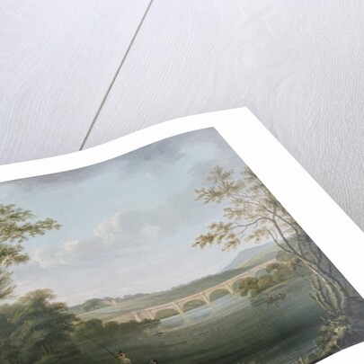 English Landscape with Fishermen by Anonymous Anonymous