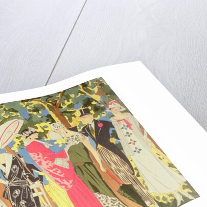 Boxing in the Park from Art Gout Beaute, September 1923 by Anonymous