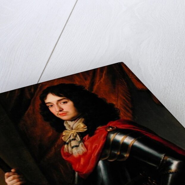 Portrait of Prince Edward of the Palatinate in Armour by Gerrit van Honthorst