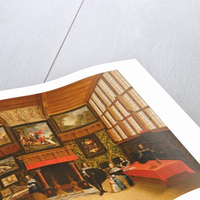 A Gentleman Receiving a Visitor, 1650 by Pieter and Coques Gonzales (1614-84) Neefs II