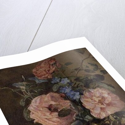 Roses, Convolvulus and Delphiniums by James Holland