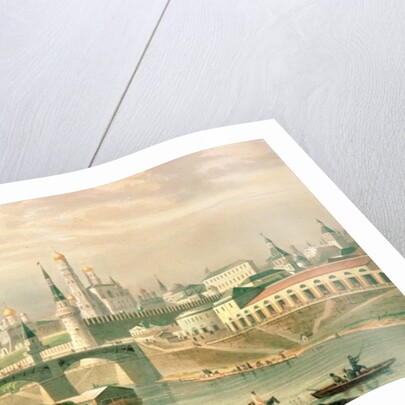 View of the Moscow Kremlin, 1830 by Paul Marie (after) Roussel