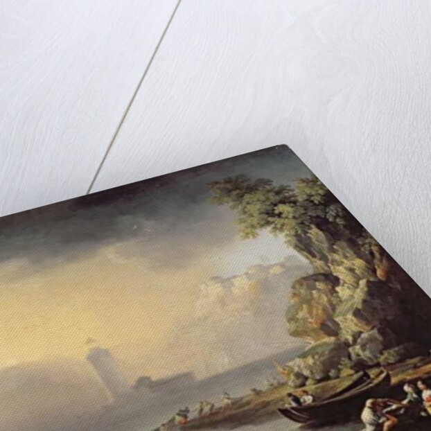 Harbour Scene by La Croix de Marseilles